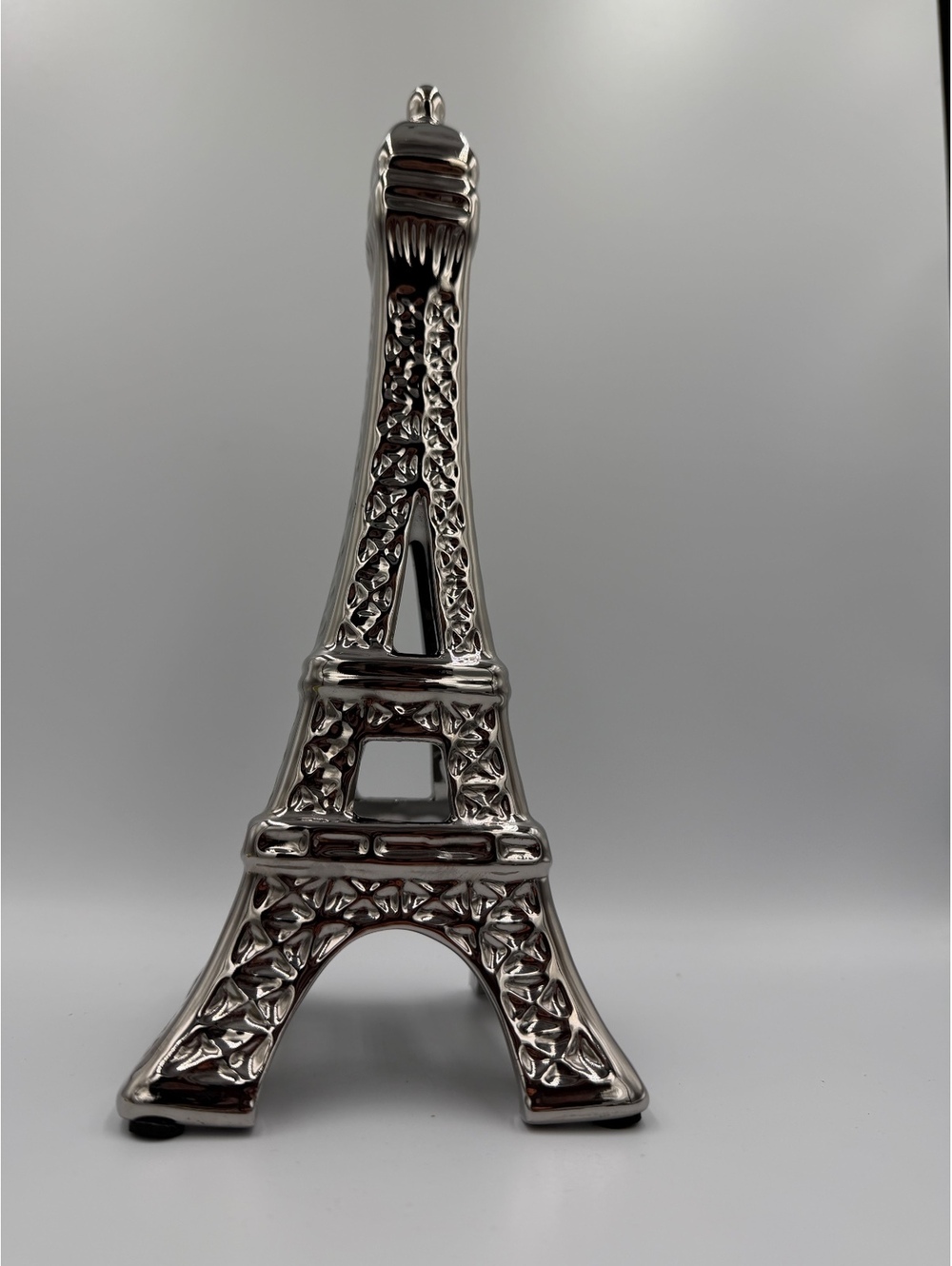 Silver Eiffel Tower Figurine